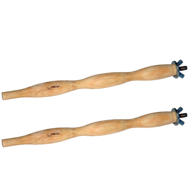 Conjunto de 2 poleiros ergonómicos 25cm - Kerbl