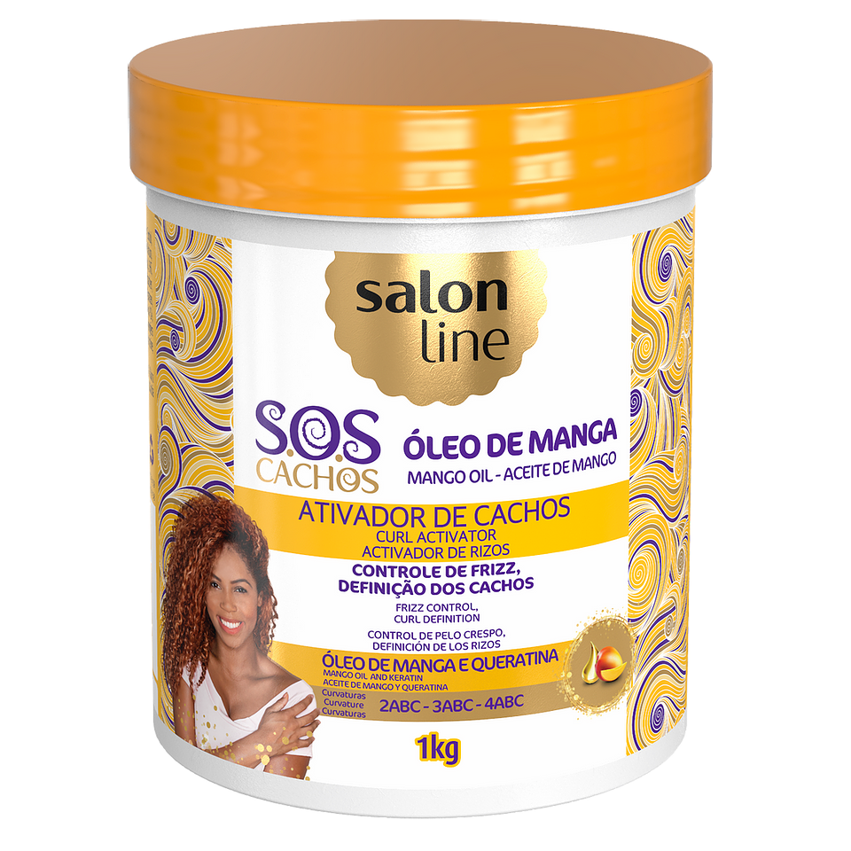 Salon Line SOS ATIVADOR CACHOS OLEO MANGA TRADICIONAL 1KG Salon Line SOS ATIVADOR CACHOS OLEO MANGA TRADICIONAL 1KG