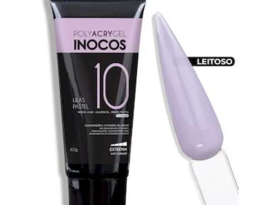 Polyacrygel Lilás Pastel Bisnaga 60g - Inocos Polyacrygel Lilás Pastel Bisnaga 60g - Inocos