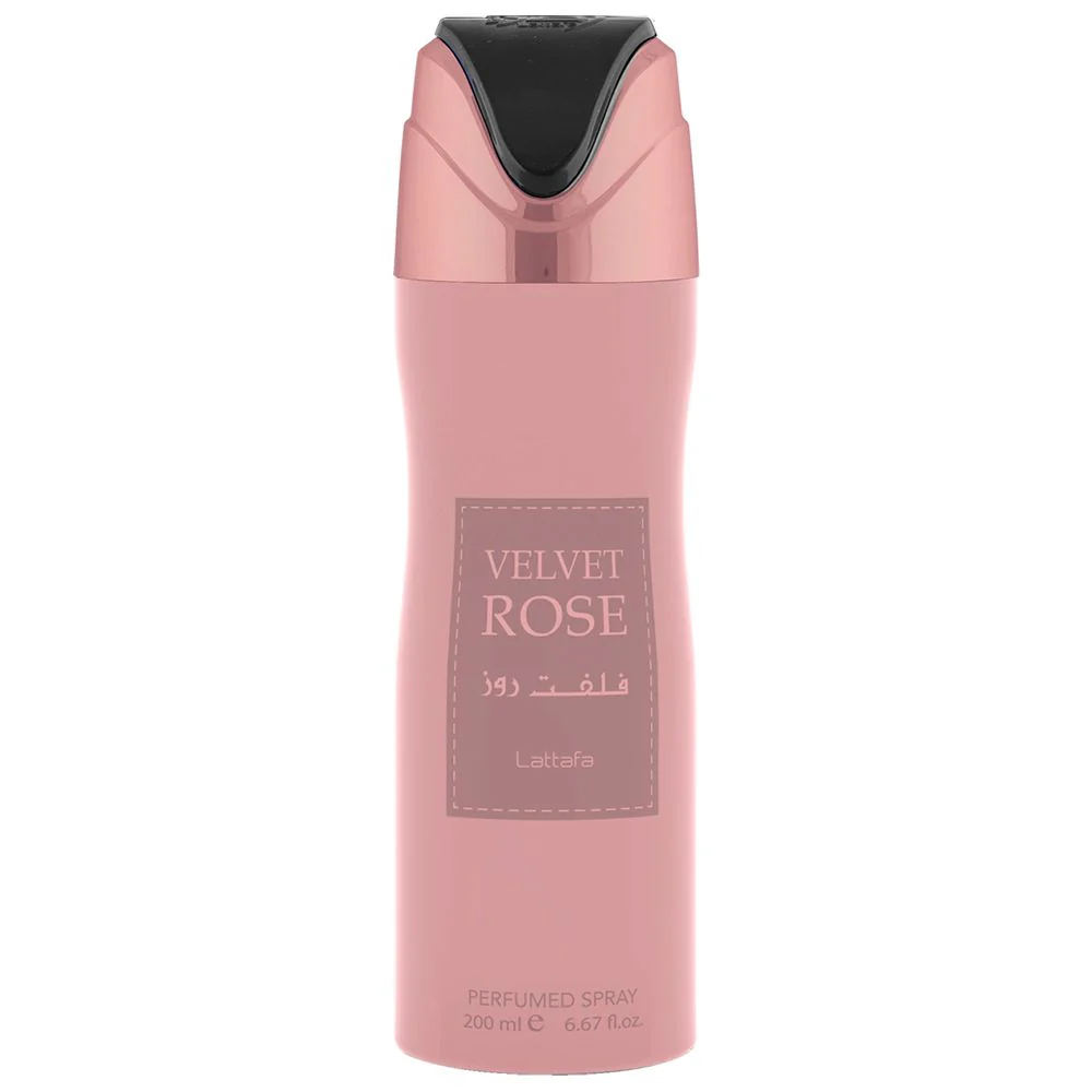 Desodorizante Velvet Rose Lattafa Spray 200ml Desodorizante Velvet Rose Lattafa Spray 200ml