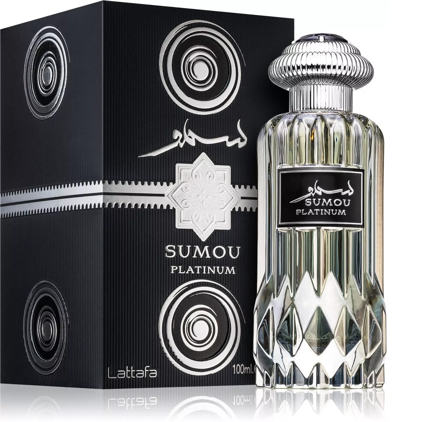 Lattafa Sumou Platinum unissexo 100ml Lattafa Sumou Platinum unissexo 100ml
