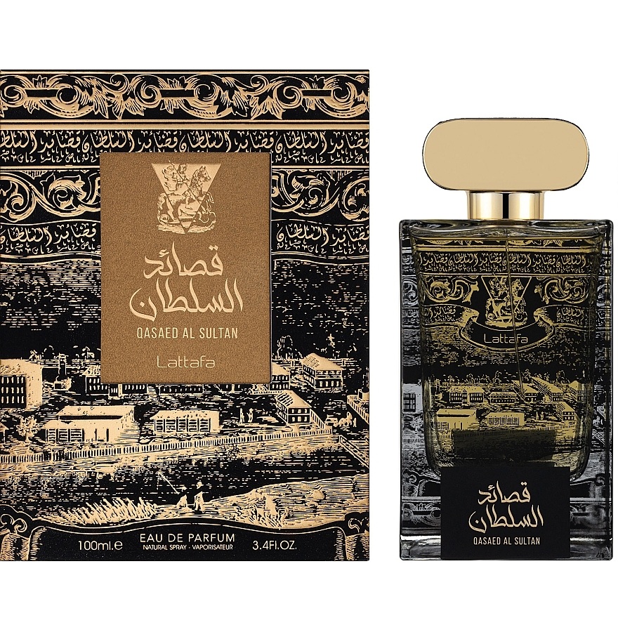 Lattafa Qasaed Al Sultan Eau de Parfum Unissex 100ml Lattafa Qasaed Al Sultan Eau de Parfum Unissex 100ml