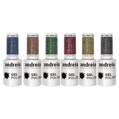 Andreia verniz de unhas de gel coleção Midnight Reflective Effect