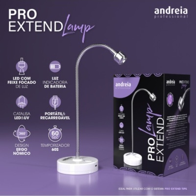 Catalisador Tips Unhas Andreia PRO Extend Lamp