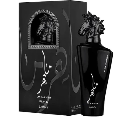 Maahir Black edition Lattafa perfume Homem 100ml (Original)
