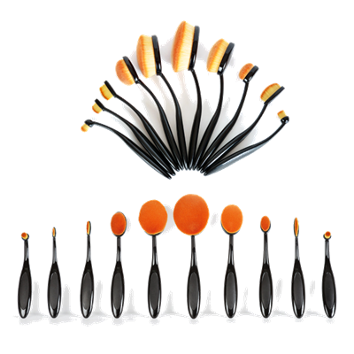 Biful Pack 10 Pincéis Maquilhagem