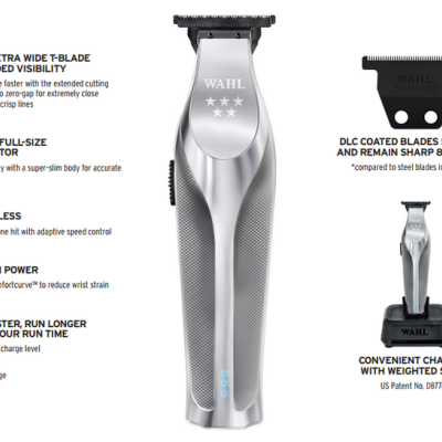WAHL PROFESSIONAL TRIMMER CONTORNOS HI-VIZ LITIO