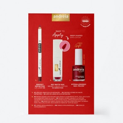Andreia Makeup Kit Hot Matte Kiss