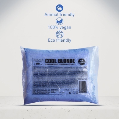 PostQuam CoolBlonde Descolorante em Pó Azul 500g