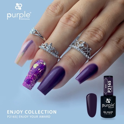 Purple P2165 GEL POLISH ENJOY YOUR AWARD 10ml
