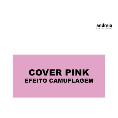 Andreia Verniz Gel Power Base Cover Pink (Camuflagem) 10,5ml