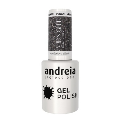 Andreia verniz de unhas de gel Midnight Reflective Effect MD5