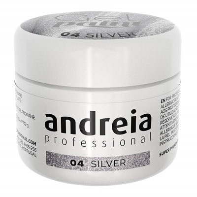 Gel Paint Silver 04 - Andreia Professional