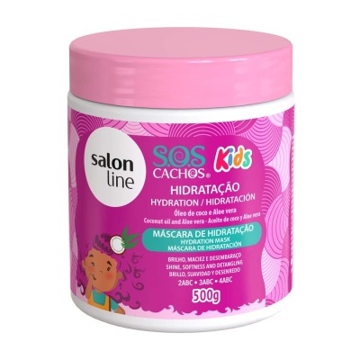 Máscara Kids Hidratação SOS Cachos 500 ml- Salon Line