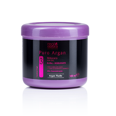 Real Natura MÁSCARA SEM SAL PURO ARGAN 500G