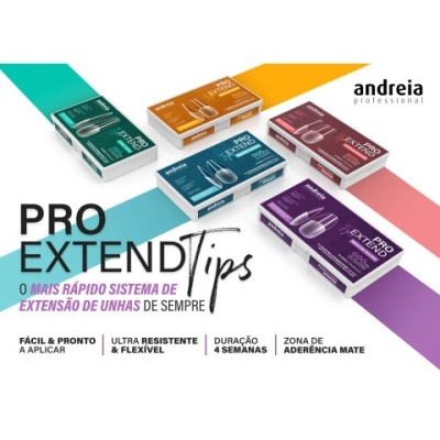 Tips Unhas PRO Extend Medium Square Andreia