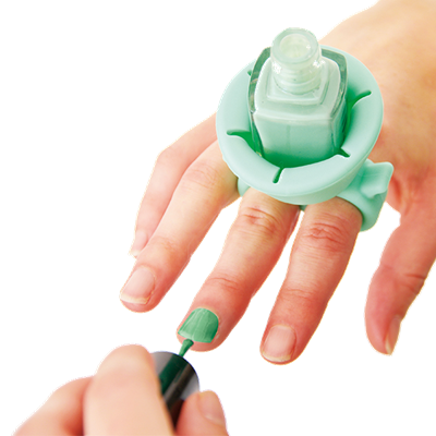 Biful Anel suporte de Verniz manicure