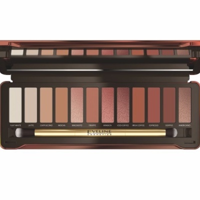 Paleta 12 Sombras Olhos Eveline Charming Mocha