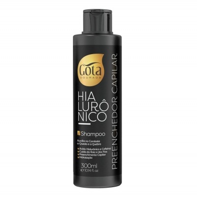 Shampoo Preenchedor Hialurônico 300ml - Gota Dourada