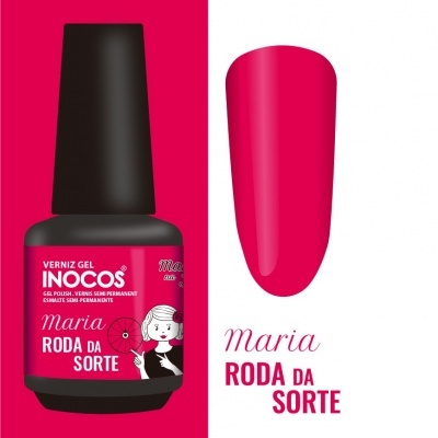 INOCOS VERNIZ GEL MARIA RODA DA SORTE 15ML