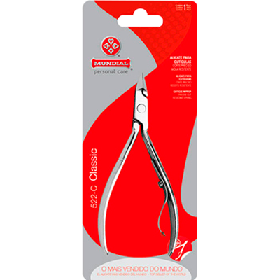 Mundial Alicate Cutículas Cromado 9mm - 522 Classic
