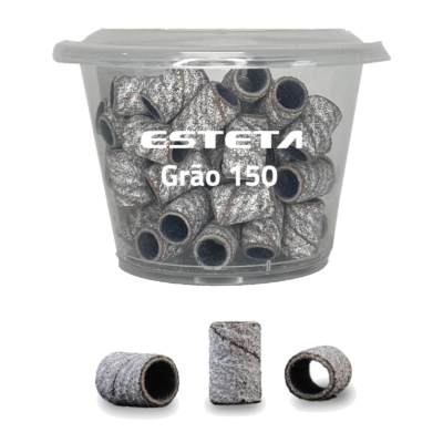 Tubo Abrasivo p/ Mandril Grão 150 Esteta 50 unidades