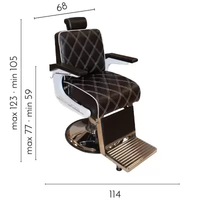 Italian Design Cadeira de Barbeiro OMEGA