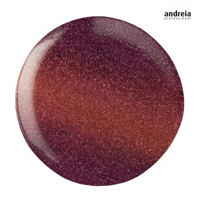 Andreia Hybrid Gel H83 - Fairy Tale Collection Castanho arroxeado metalizado
