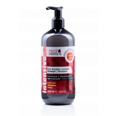 Real Natura CHAMPÔ SEM SAL PRO-BOMBA CACHOS 500ML
