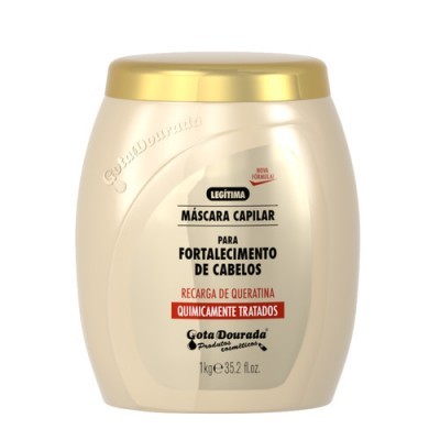 Gota Dourada Máscara Recarga de Queratina 1Kg
