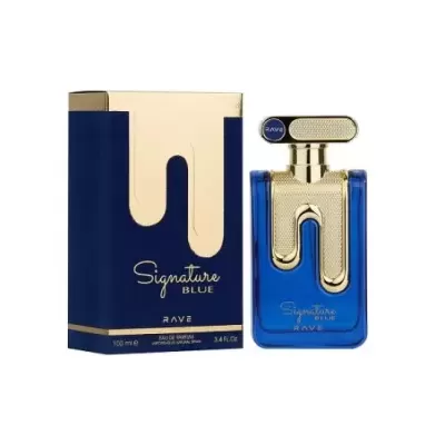 Rave Signature Blue Lattafa perfume Homem 100ml (Original)