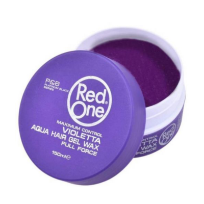 Red One Aqua Hair Gel Wax Violetta 150ml