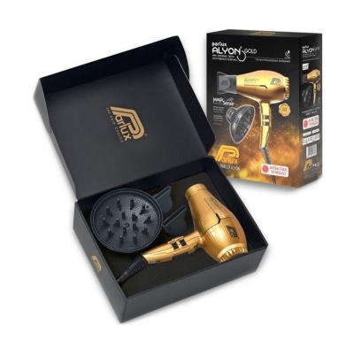 Parlux Alyon Gold Edição Limitada + Difusor - Secador de Cabelo Profissional