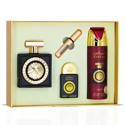 Lattafa Pride Nebras 3-Piece Luxury Perfume Gift Set