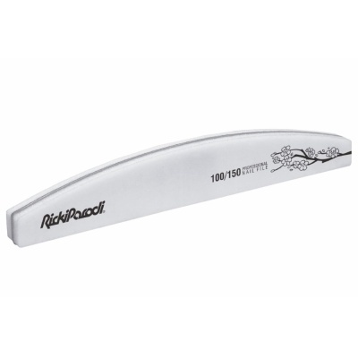 Lima de Unhas Meia Lua Super Acolchoada RickiParodi Japonesa 100/150 10 Unidades