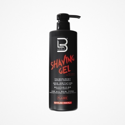 GEL DE BARBEAR TRANSPARENTE FLAME 500ML L3VEL3