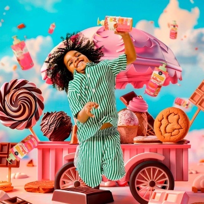 Lola Cachinho Feliz Chocolate Creme de Pentear 450g