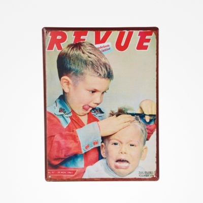 Zmen Placa BARBEARIA Nº 01 VINTAGE