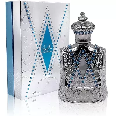 Afnan Silver Musk 15ml - óleo perfumado