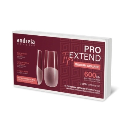 Tips Unhas PRO Extend Medium Square Andreia