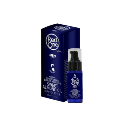 Red one óleo de barba e bigode Amêndoa 50ml
