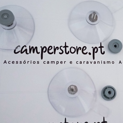 Ventosa com rosca - Furo 7 A 14mm