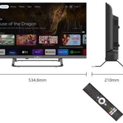 Televisor LED 24'' 61 cm  HD Smart TV - 12V