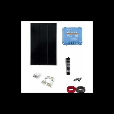 Kit painel solar 200W monocristalino e regulador Victron MPPT
