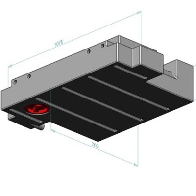 Depósito de agua suja 100 litros Sprinter, MAN TGE e Crafter - Por encomenda