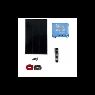 Kit painel solar CZ 200W monocristalino com regulador Victron MPPT 75/15