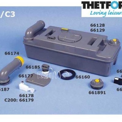 Botão de pressão ventilação completa - Cassetes Thetford C2/C3/C4