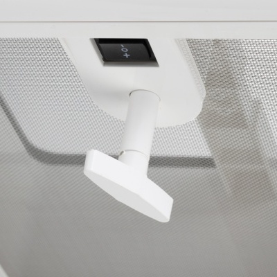 CLARABOIA VENTILADOR BRANCA 28 x 28 CM