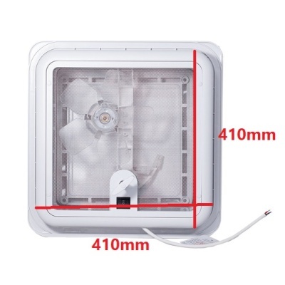 CLARABOIA VENTILADOR C/ILUM. LED BRANCA 40