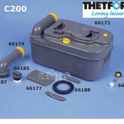 Válvula de respiro para cassete Thetford C2/C3/C4/C 200, a partir de 06/93